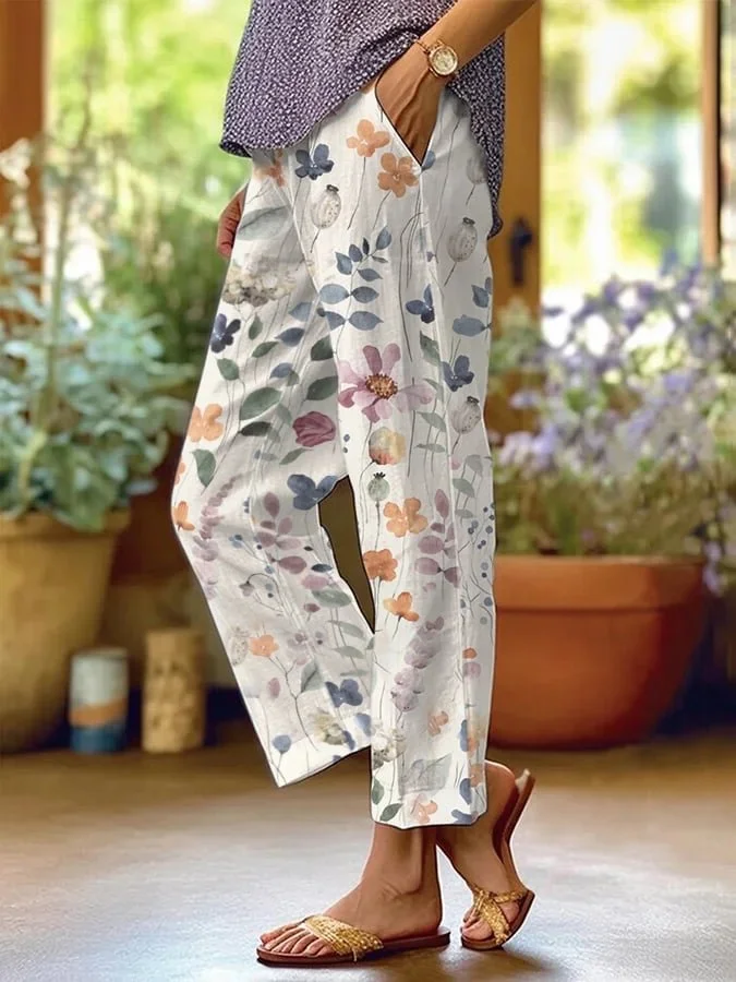 Sofía | Casual Wijde Bloemenbroek voor de Zomer