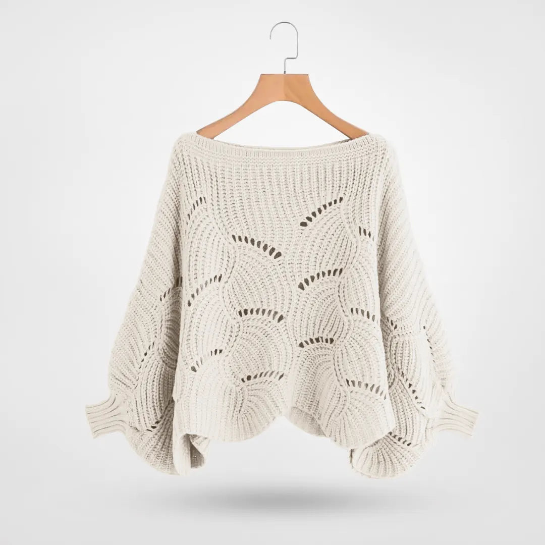 Camille – Gebreide Trui met Vleermuismouwen | Chic, Warm & Comfortabel