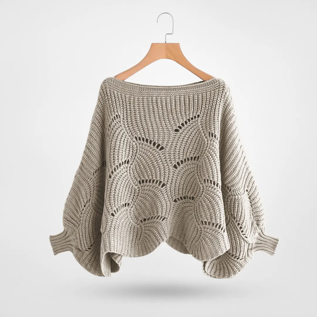 Camille – Gebreide Trui met Vleermuismouwen | Chic, Warm & Comfortabel