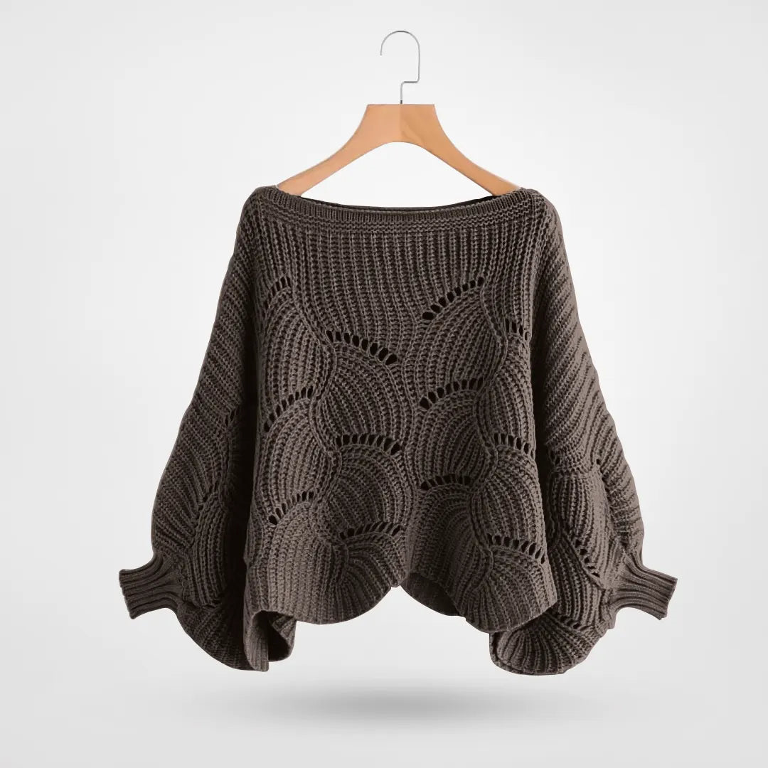 Camille – Gebreide Trui met Vleermuismouwen | Chic, Warm & Comfortabel