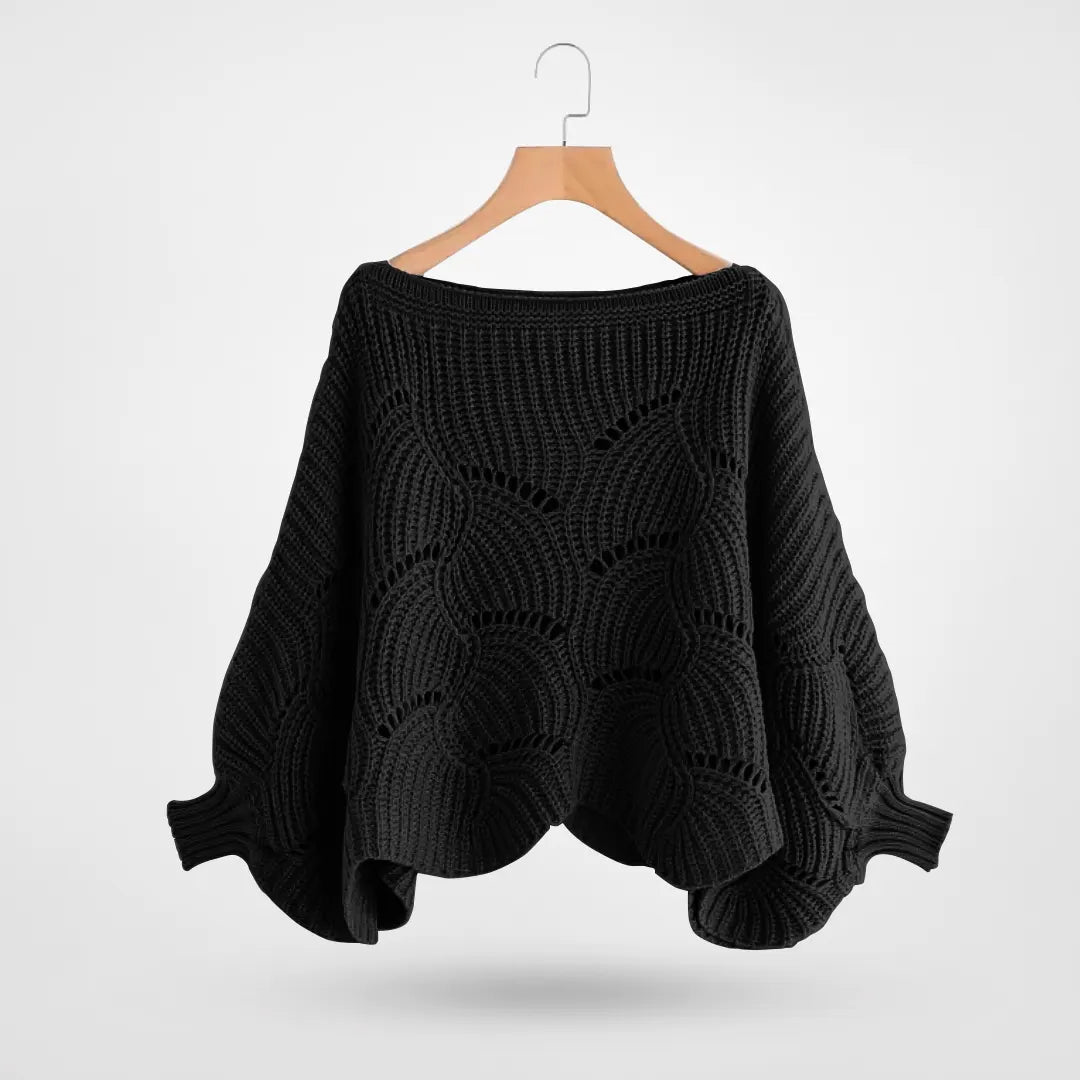 Camille – Gebreide Trui met Vleermuismouwen | Chic, Warm & Comfortabel