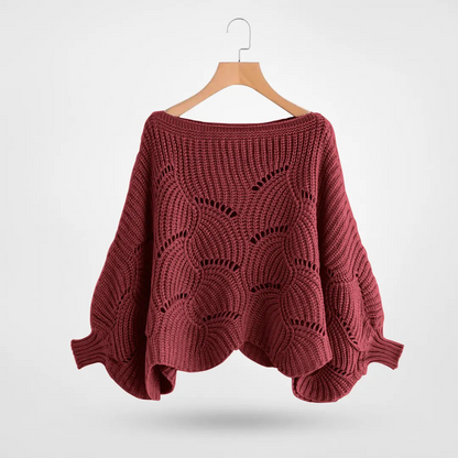 Camille – Gebreide Trui met Vleermuismouwen | Chic, Warm & Comfortabel