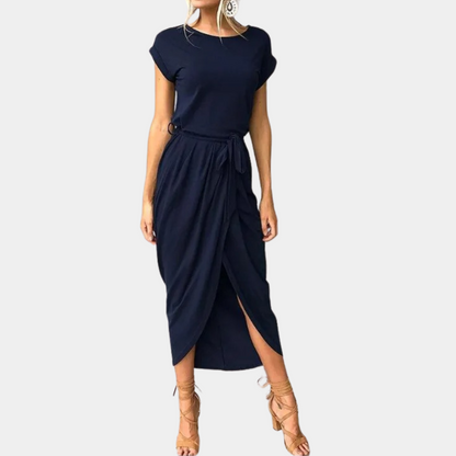Giulia – Casual Zomerjurk met Korte Mouwen | Stijlvol, Comfortabel & Veelzijdig