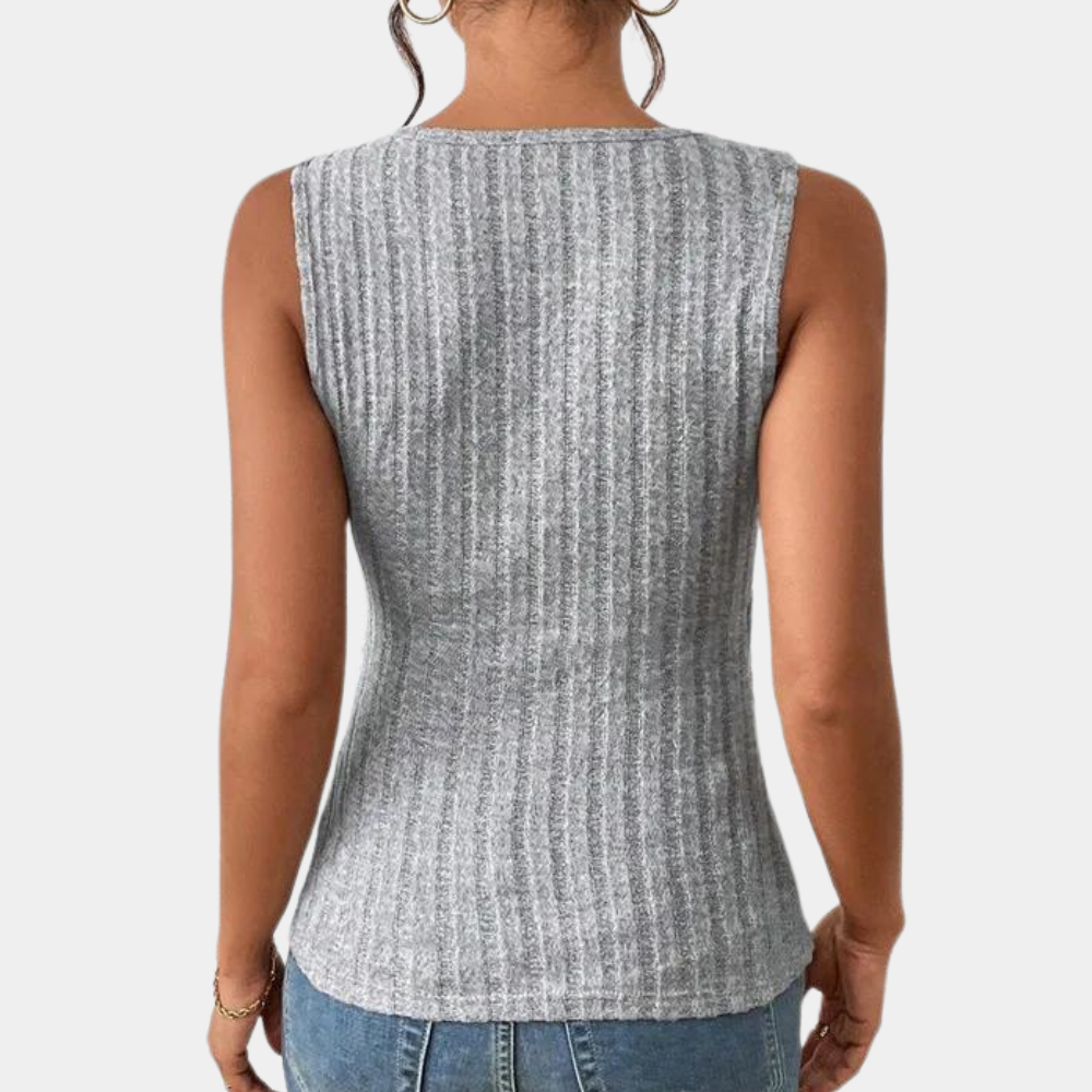 Valeria | Mouwloze Satijnen Top voor Dames | Casual & Elegante Tanktop voor de Zomer