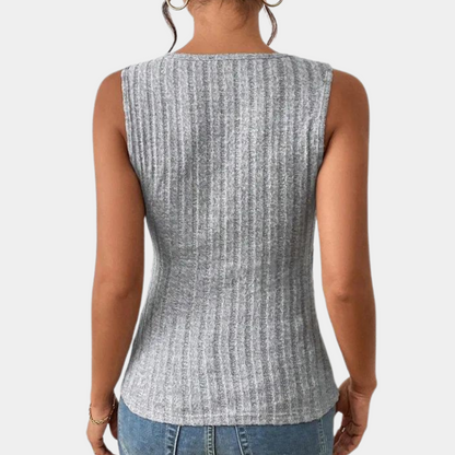 Valeria | Mouwloze Satijnen Top voor Dames | Casual & Elegante Tanktop voor de Zomer