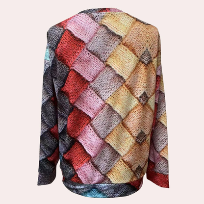 Amélia – Zomerse Damestrui met Kleurrijke Print | Licht & Comfortabel