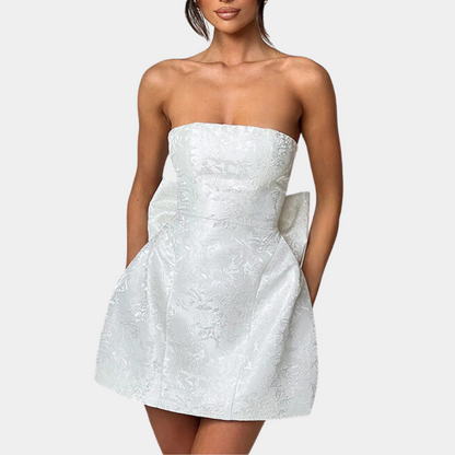 Giulia – Strapless Cocktailjurk | Elegante & Chique Zomer Mini Jurk
