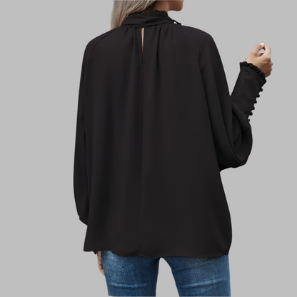 Valeria | Dames Strikblouse met Lange Mouwen | Tijdloze Elegantie en Stijl