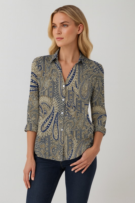 Damesblouse met Bloemenprint | Fris en Stijlvol voor Elke Gelegenheid