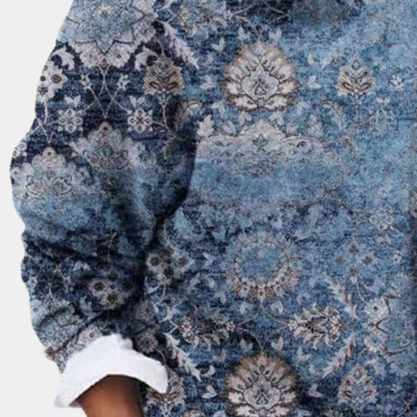 Élodie – Lichte Gebreide Damestrui met Print | Stijlvol, Comfortabel & Ademend