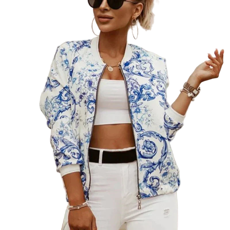 Camille | Lichte Zomer Bomberjas | Stijlvol & Ademend