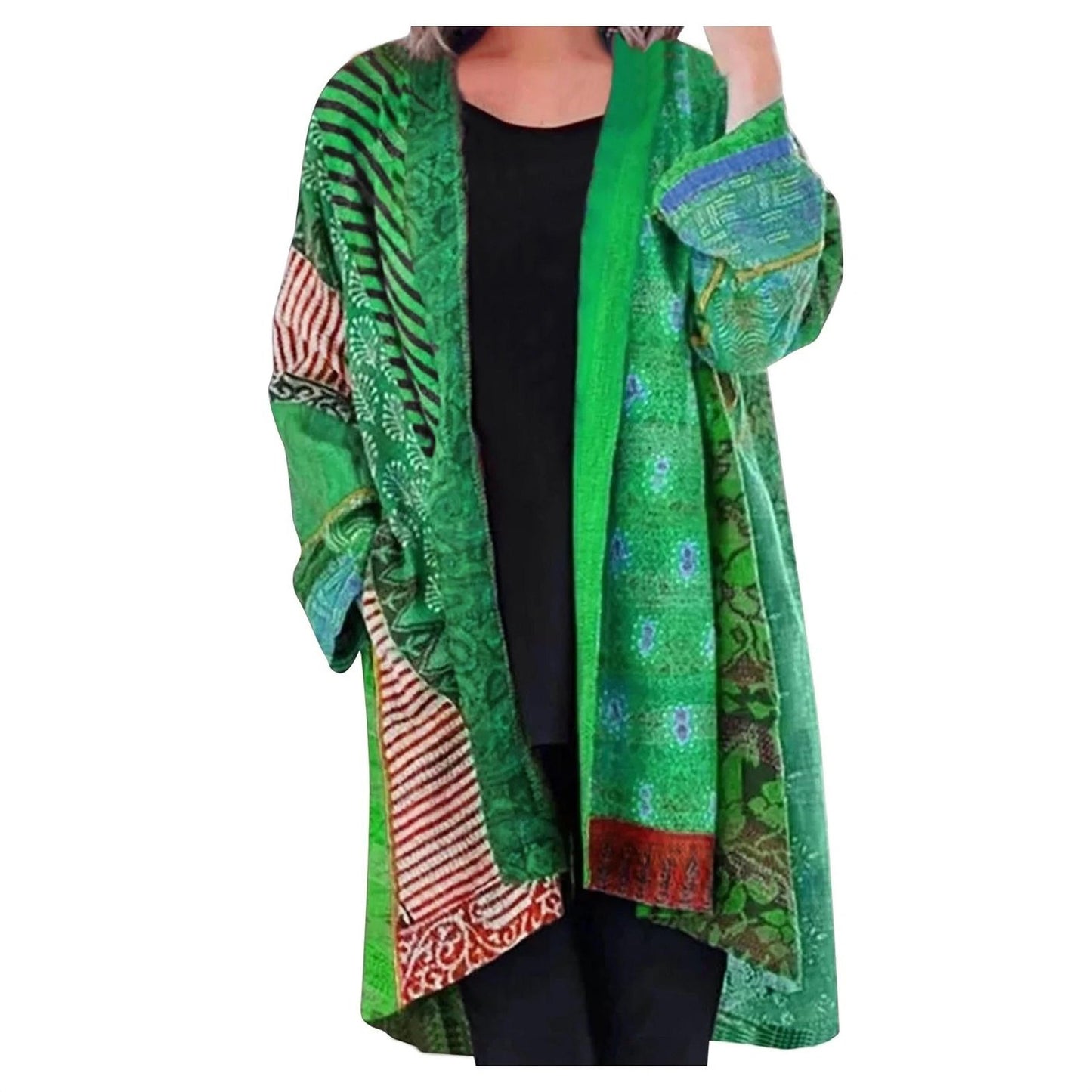 Isolde – Vintage Lange Mouw Zomer Cardigan | Bohemian Comfort & Stijl