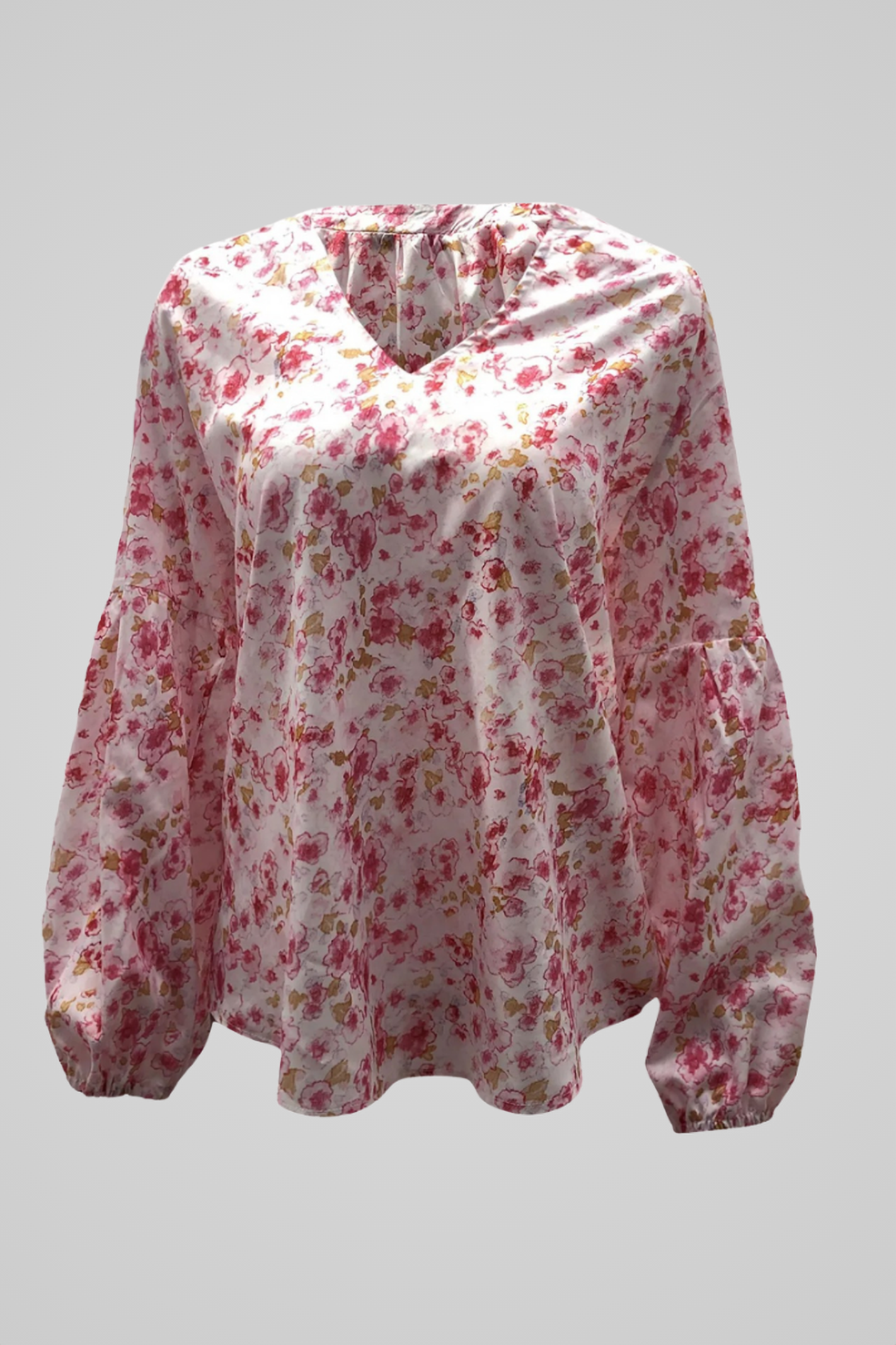 Élise – Damesblouse met Bloemenprint | Luchtig, Elegant & Comfortabel
