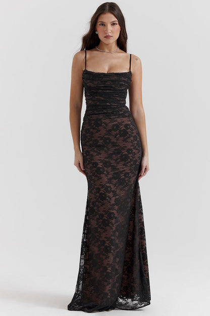 Valentina – Maxi Jurk met Kanten Corset voor Dames | Elegant & Stijlvol
