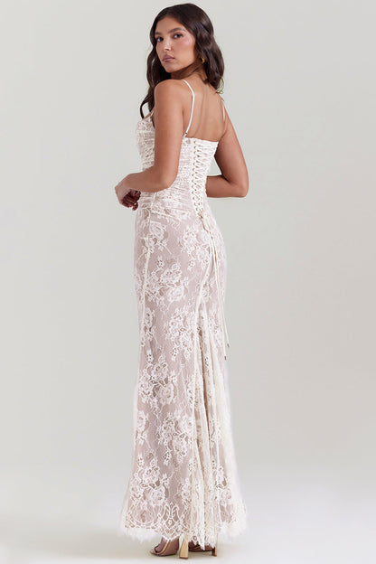 Valentina – Maxi Jurk met Kanten Corset voor Dames | Elegant & Stijlvol