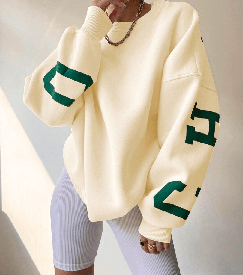 Elena | Comfortabele Oversized Trui met Moeiteloze Stijl