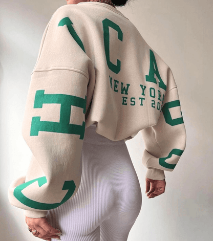 Elena | Comfortabele Oversized Trui met Moeiteloze Stijl