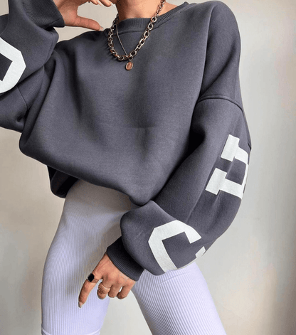 Elena | Comfortabele Oversized Trui met Moeiteloze Stijl