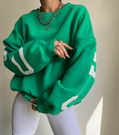 Elena | Comfortabele Oversized Trui met Moeiteloze Stijl