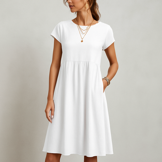 Elena – Zomerjurk | Elegant, Luchtig & Comfortabel voor Zonnige Dagen