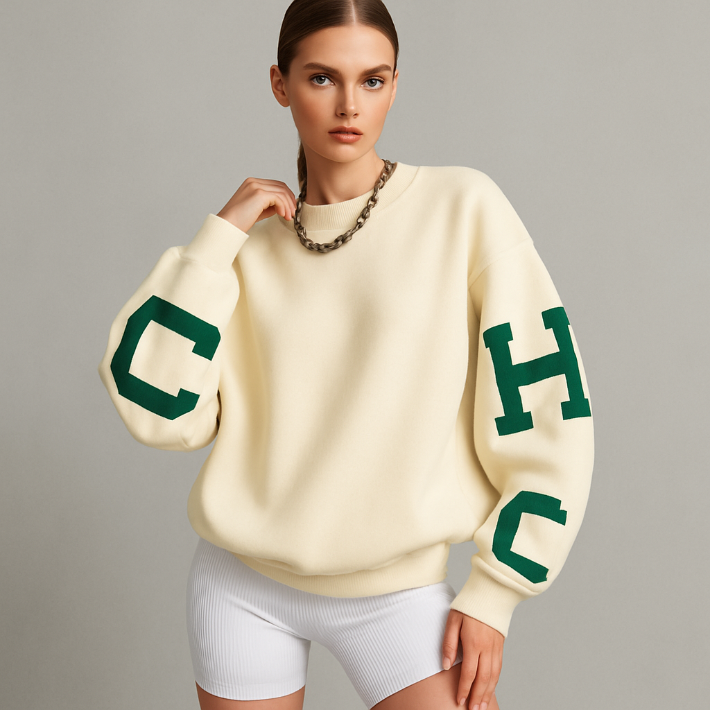 Elena | Comfortabele Oversized Trui met Moeiteloze Stijl